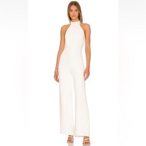 Heather Jump Suit in White - Lovers and Friends